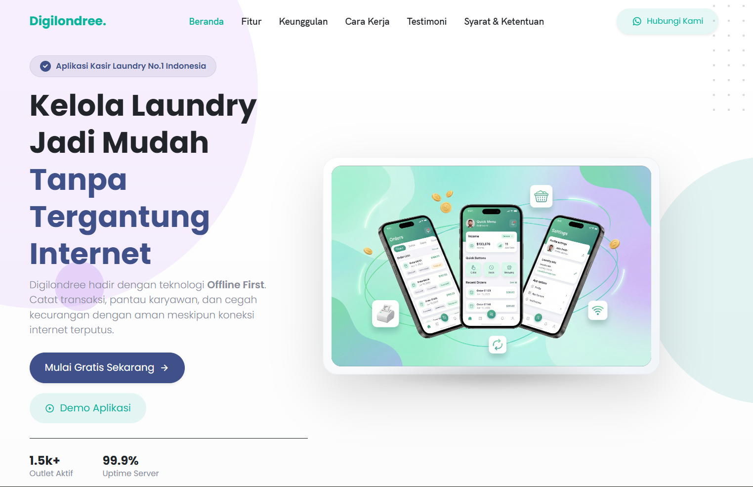 Laundry App UI